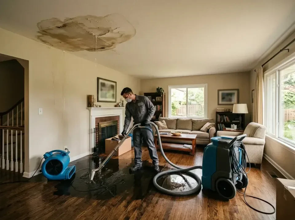 attic-pipe-burst-ceiling-drip-008 — frequently asked questions, Water Damage Restoration & Carpet Care in Broadlands, VA